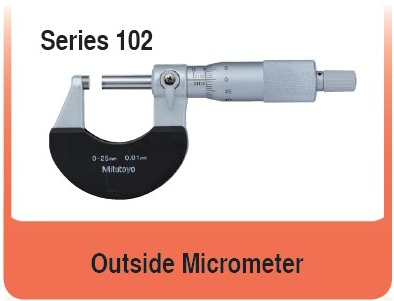 Outside Micrometer Series 102 - Click Image to Close